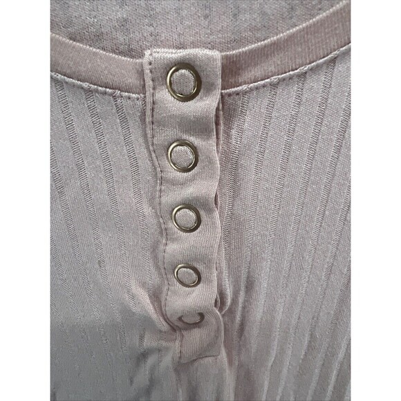 EUC Matilda Jane Ryanne Women's Henley Tee Size S Flowy Silky soft Buttons - Picture 3 of 5